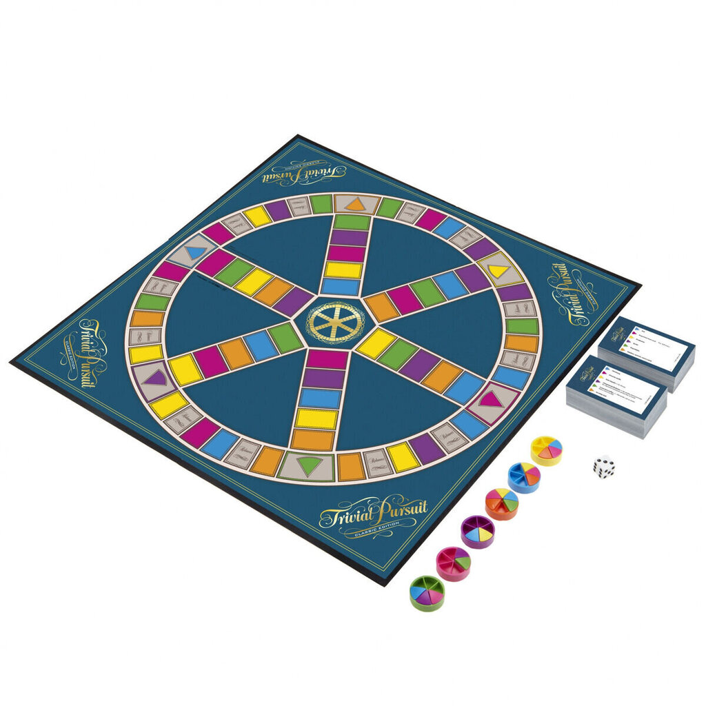 Lautapeli Trivial Pursuit Hasbro Classic, FR hinta ja tiedot | Lautapelit ja älypelit | hobbyhall.fi