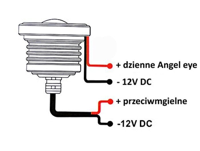 DRL COB LED-valot englantilaiselle päivänvalolle, 6.5cm keskimäärin 12V hinta ja tiedot | Ajovalot | hobbyhall.fi