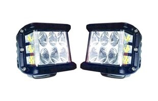 27W LED-työpistevalaisin + kulmavalaisin 12-24V, 1 kpl. hinta ja tiedot | Ajovalot | hobbyhall.fi