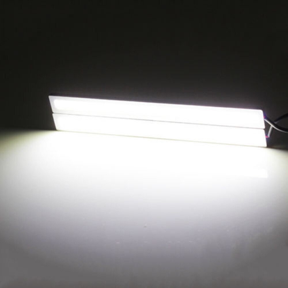 DRL TULED COB LED päivänvalo hopea 2x 950lm 12V hinta ja tiedot | Ajovalot | hobbyhall.fi