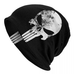 (Pipot-2)Heavy Metal Skeleton Skull Punishers Skullies Pipot Lippalakit Miehille Naiset Unisex-muoti Talvi Lämmin Neulottu Hattu Aikuisten Kuppahatut hinta ja tiedot | Naisten päähineet | hobbyhall.fi