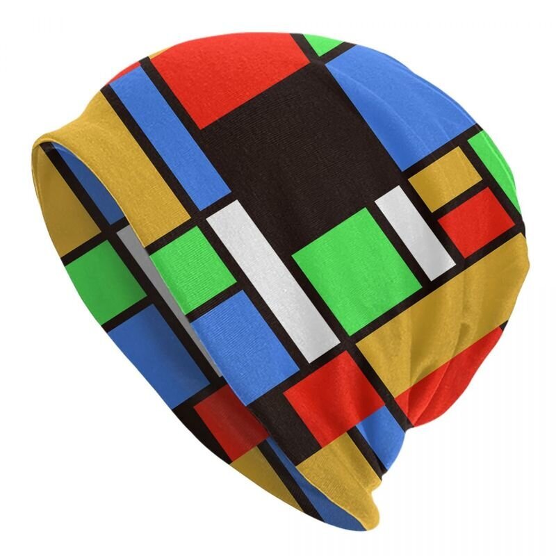 (Pipot-18)Math Rubiks Rubix Cube Caps Konepellit Hatut Muoti Neulottu Hattu Naisille Miehille Syksy Talvi Lämmin Skullies Pipot Lippikset hinta ja tiedot | Naisten päähineet | hobbyhall.fi