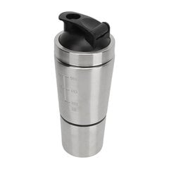 Shaker Bottle ruostumattomasta teräksestä valmistettu proteiinisekoitin vaa'oilla Kannettava shaker-kuppi proteiinisekoitukseen ennen harjoittelua hinta ja tiedot | Retkiastiat | hobbyhall.fi