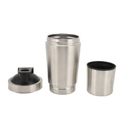 Shaker Bottle Ruostumattomasta teräksestä Proteiini Shaker Vaaka Kannettava Shaker Cup Wire Vispilä Protein Mix Pre Workout Hopea 600 ml hinta ja tiedot | Retkiastiat | hobbyhall.fi