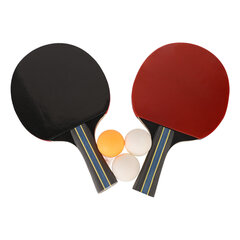 REGAIL Ping Pong Mela setti Kannettava Pöytätennissetti Kantolaukulla 2 Mailaa 3 Palloa Sininen hinta ja tiedot | Pingismailat | hobbyhall.fi