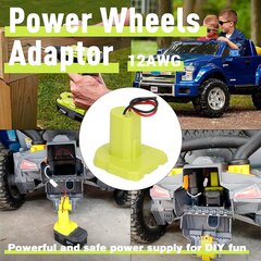 Power Wheels -sovitin Ryobi 18V One+ P108 P107 P102 Station virtaliittimelle (A) hinta ja tiedot | Paristolaturit | hobbyhall.fi