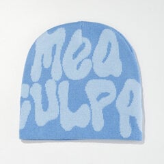 (One Size-7)Uusi Knitting Cap Miehet Naiset Kohta Laadukas Pipo Y2k Lämmin muoti Sata Take Ins Net Red Design Sense Niche Cold Cap hinta ja tiedot | Naisten päähineet | hobbyhall.fi