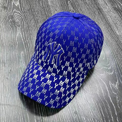 (Säädettävä-sininen)Ylellinen design Kirjekirjonta Baseball-lippikset Miesten Naiset Kesä Anti-Sun Sun Gorras Matka Urheiluhattu Unisex Trucker Cap Peaked hinta ja tiedot | Naisten päähineet | hobbyhall.fi