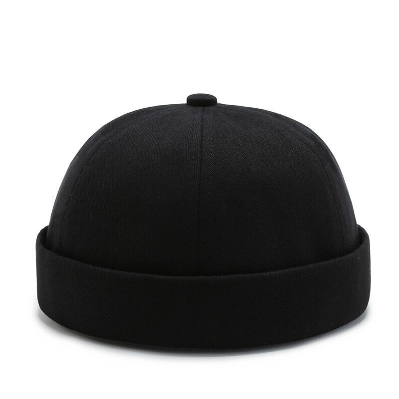 (-1)Muoti Hip Hop Hatut Brimless Skullies Lippalakit Miesten Pipo Hattu Vintage Miesten Lippalakit Vakosametti Yksivärinen Street Landlord Hat hinta ja tiedot | Naisten päähineet | hobbyhall.fi