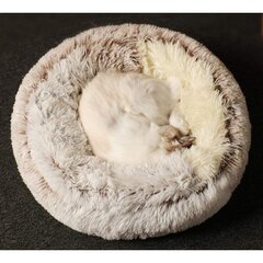 Fluffy Cat Basket Anti Stress Erittäin pehmeä rauhoittava koiransänky sohva XL Mukava pestävä talo, tyyny, liukumaton (50cm, ruskea),dolaso hinta ja tiedot | Koiran matkatarvikkeet | hobbyhall.fi