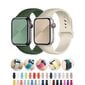 Silikoninen ranneke Apple Watchille, 45 mm, 44 mm, 42 mm, 49 mm, 41 mm, 40 mm, 38 mm, iWatch Series 8, 7, 9, SE, 4, 3, 5, Ultra, 6, Pink Pink 42 44... hinta ja tiedot | Kampaamotuotteet | hobbyhall.fi