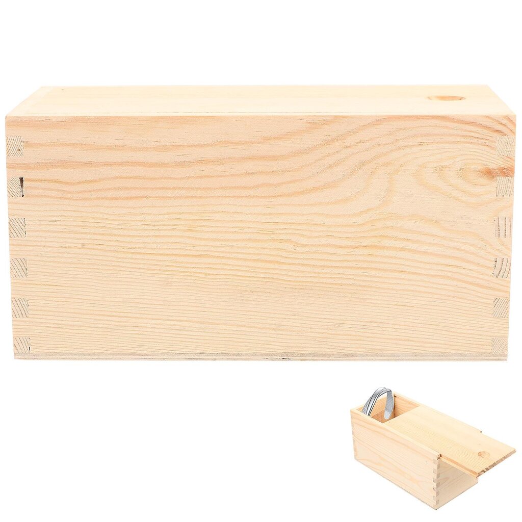 Puulaatikko Puinen Pakkauslaatikko Puinen Säilytyskotelo Vintage Wood Storage Box Korutarvikkeet hinta ja tiedot | Säilytyslaatikot ja -korit | hobbyhall.fi