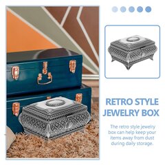 Retrometallinen Korurasia Eurooppalaistyylinen Korurasia Korurasia Korujen Säilytyslaatikko hinta ja tiedot | Säilytyslaatikot ja -korit | hobbyhall.fi