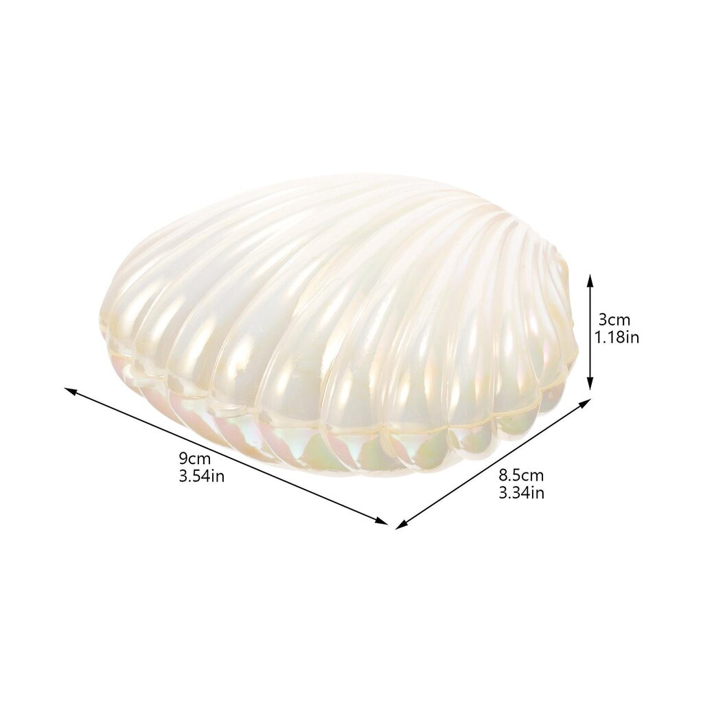 Shell Trinket Box Sormusteline Seashell Decor Box Korut Säiliö Sormukset Korvakoru Teline hinta ja tiedot | Säilytyslaatikot ja -korit | hobbyhall.fi