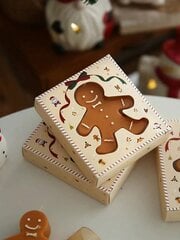 1 kpl Gingerbread Man Joulun tuoksukynttilä lahjakynttilä tuoksu mallinnusvaha jouluseura lahja-ruskea hinta ja tiedot | Jouluvalot | hobbyhall.fi