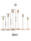 6 kpl joulun syntymäpäivä hääkoristelu kultainen metallikynttilänjalka, Pohjois-Eurooppa moderni luksus monipitkät sauvat pitkät kynttelikkö-kulta hinta ja tiedot | Jouluvalot | hobbyhall.fi