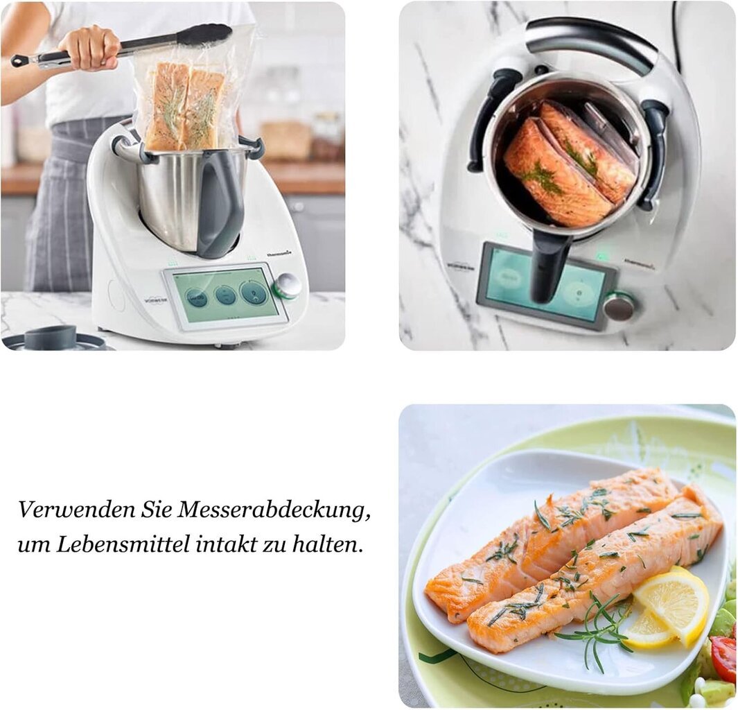 2 kpl Keittolevy ja terän suojakansi Thermomix TM5 TM6 TM31:lle, Slow Cooking, Sous Vide, Thermomix-tarvikkeet hinta ja tiedot | Kotitaloustarvikkeet | hobbyhall.fi