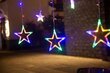 Valosarja lumihiutaleet ja tähdet LED, värillinen, 2,5 m hinta ja tiedot | Jouluvalot | hobbyhall.fi