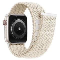 Punottu Solo Loop Apple Watch -ranneke 40 mm, 44 mm, 49 mm, 45 mm, 41 mm, 38 mm, 42 mm Elastisen iWatch-sarjan 9, 8, 7, se, Ultra 2 -hihnan koko S hinta ja tiedot | Älykellojen ja aktiivisuusrannekkeiden lisätarvikkeet | hobbyhall.fi