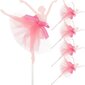 5 Kpl Ballerina Girls Cupcake Topper -Kakun Koristelu Häämorsiussuihkun Syntymäpäiväjuhliin (Punainen) hinta ja tiedot | Juhlakoristeet | hobbyhall.fi