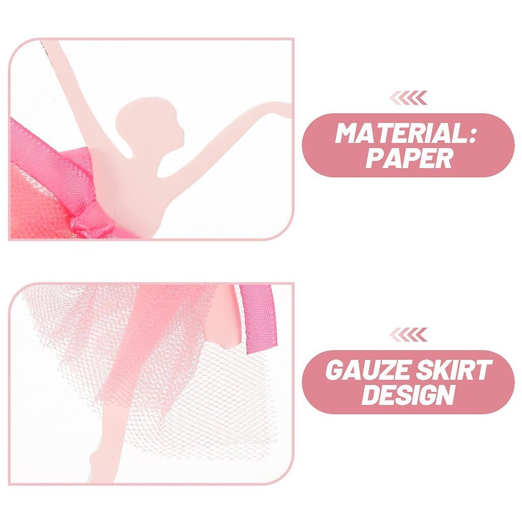 5 Kpl Ballerina Girls Cupcake Topper -Kakun Koristelu Häämorsiussuihkun Syntymäpäiväjuhliin (Punainen) hinta ja tiedot | Juhlakoristeet | hobbyhall.fi