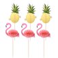 10 Kpl Ananaskakku Hawaii Party Cake Topper Ananas Cupcake Topper Hawaiian Luau Cake Decors 3D Flamingo Cake Decor hinta ja tiedot | Juhlakoristeet | hobbyhall.fi