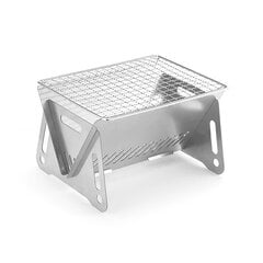 Taitettava grilliuuni BBQ-grillillä ruostumattomasta teräksestä valmistettu hiiliuuni ulkoretkeilyyn 210x160x125mm hinta ja tiedot | Retkiastiat | hobbyhall.fi