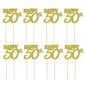 12 Kpl Kakkukoristeita, Happy 50Th Birthday Cake Topper hinta ja tiedot | Juhlakoristeet | hobbyhall.fi