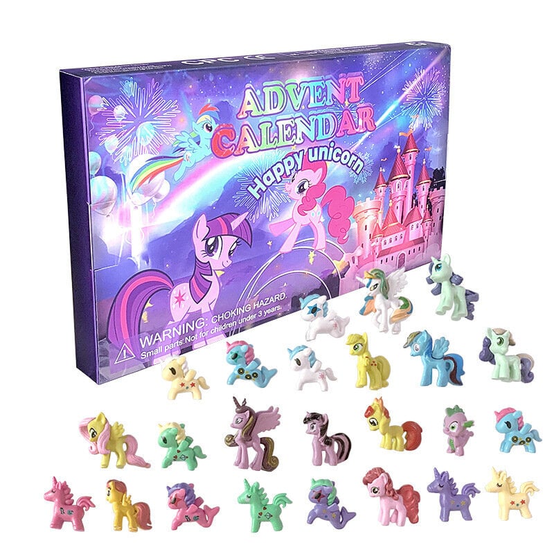 Joulun adventtikalenteri My Little Pony Blind Box Joulun adventtilaskenta Lasten lahja hinta ja tiedot | Joulukoristeet | hobbyhall.fi