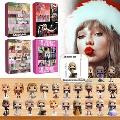 Joulun adventtikalenteri Joulun Taylor Swift sokealaatikko Joululahja Joulukalenteri F hinta ja tiedot | Joulukoristeet | hobbyhall.fi