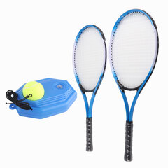 Tennis Trainer Oversize kannettava tennisharjoitussarja Tennisharjoitusväline kaikenikäisille aloittelijoille 2 mailaa 3 palloa hinta ja tiedot | Tennisvälineet | hobbyhall.fi