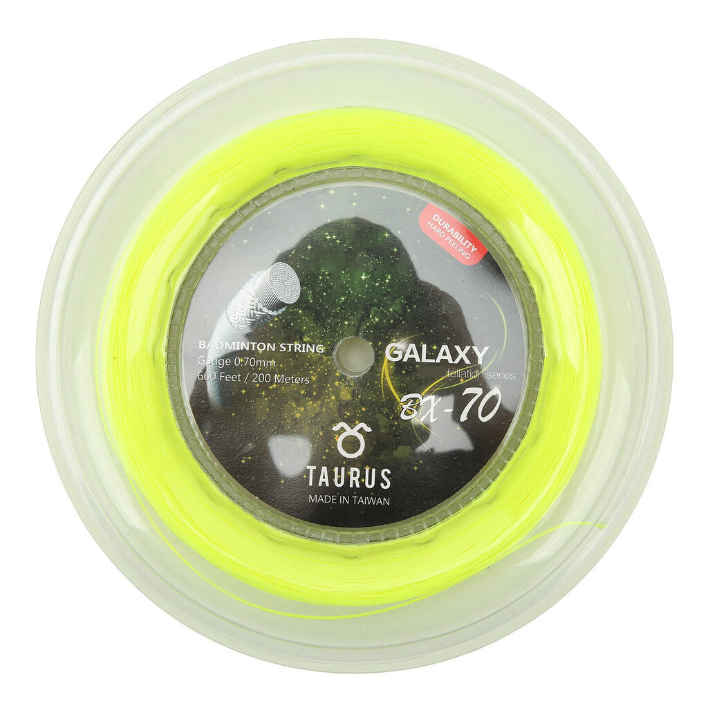 POWERTI BX70 sulkapallomailat string korkea elastinen nylon sulkapallomaila 0,7mm sulkapallomerkki 200m kela loisteputki keltainen hinta ja tiedot | Tennisvälineet | hobbyhall.fi