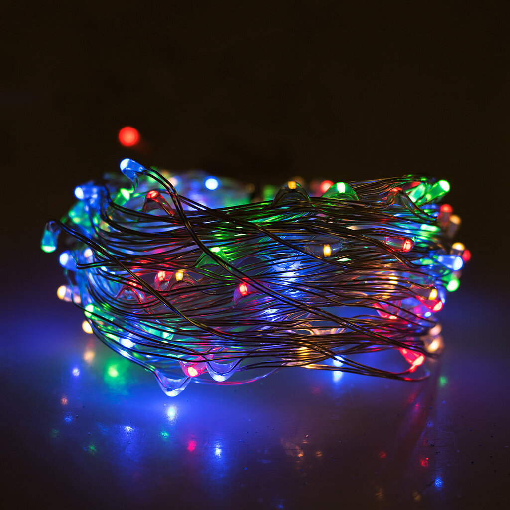 Valosarja 20 LED MicroLED "Smart", värillinen hinta ja tiedot | Jouluvalot | hobbyhall.fi
