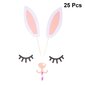 5 Sarjaa Rabbit Decor Sarjakuva Cake Pick Rabbit Topper Cake Decor Cupcake Pick hinta ja tiedot | Juhlakoristeet | hobbyhall.fi