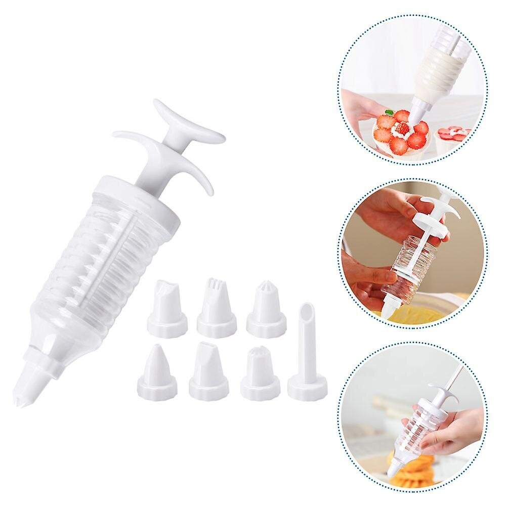 1 Set Manuaalinen Cream Injector Sisustus Cake Tools Cake Cream Putkistojen Kärjet hinta ja tiedot | Juhlakoristeet | hobbyhall.fi