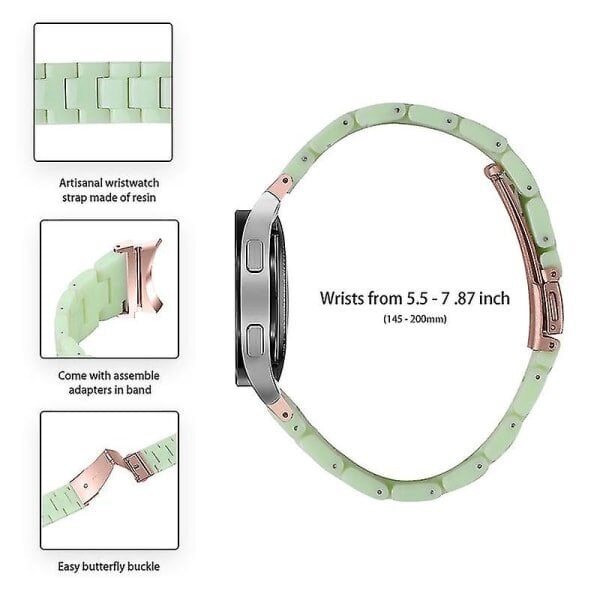 Samsung Galaxy Watch 5 40mm / 44mm / Watch 5 Pro 45mm watch ruostumattomasta teräksestä solkihihnan rannekoru hinta ja tiedot | Manikyyri- ja pedikyyritarvikkeet | hobbyhall.fi