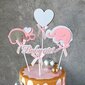 40 Kpl Kakkukoristeita, Elephant Cake Topper hinta ja tiedot | Juhlakoristeet | hobbyhall.fi