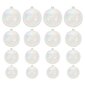 16 Kpl Kakkukoristeita, Round Ball Cake Toppers hinta ja tiedot | Juhlakoristeet | hobbyhall.fi