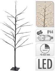 Valaistu koristepuu, 240 LED, 120 cm hinta ja tiedot | Joulukoristeet | hobbyhall.fi