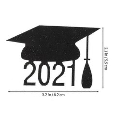 24 Kpl Kakkukoristeita, Graduation Cake Toppers For Cupcake hinta ja tiedot | Juhlakoristeet | hobbyhall.fi