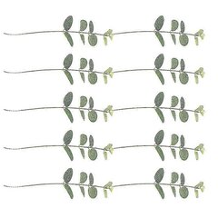 10 Kpl Kakkukoristeita, Eucalyptus Leaf Cake Topper hinta ja tiedot | Juhlakoristeet | hobbyhall.fi