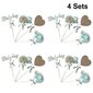 4Set Kakkukoristeet, Elephant Cake Topper hinta ja tiedot | Juhlakoristeet | hobbyhall.fi