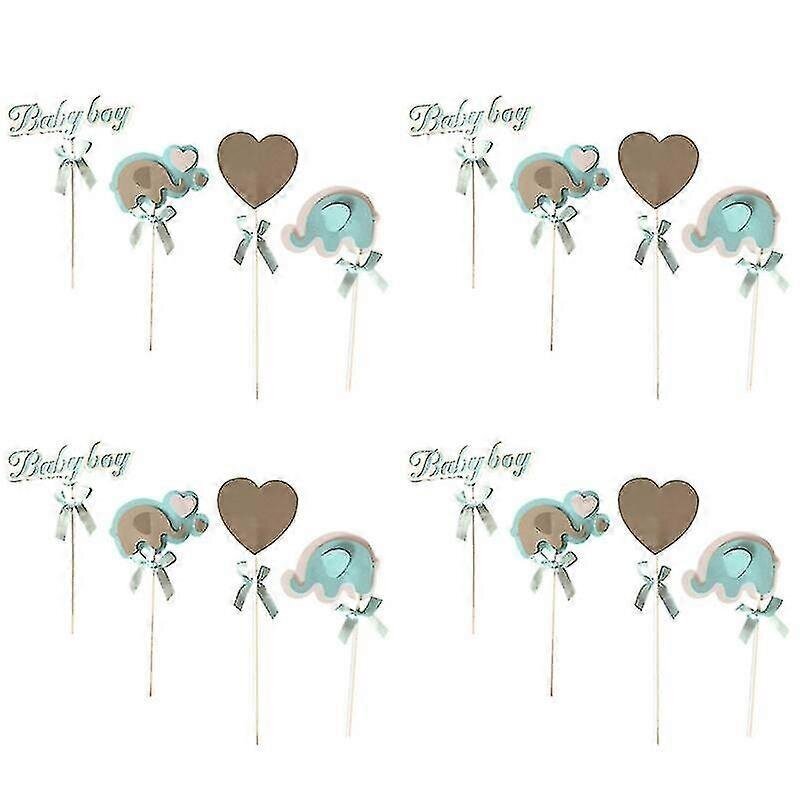 4Set Kakkukoristeet, Elephant Cake Topper hinta ja tiedot | Juhlakoristeet | hobbyhall.fi