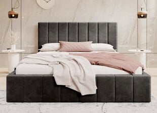 Sänky Luxury + Sapnas 2 XL, 160x200cm, musta hinta ja tiedot | Sängyt | hobbyhall.fi