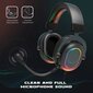 Fifine Dynamic RGB Gaming Headset Mic Over-Ear Headphones 7.1 Surround Sound PC PS4 PS5 3 taajuuskorjaimen asetukset Peli Elokuva Musiikki hinta ja tiedot | Kuulokkeet | hobbyhall.fi