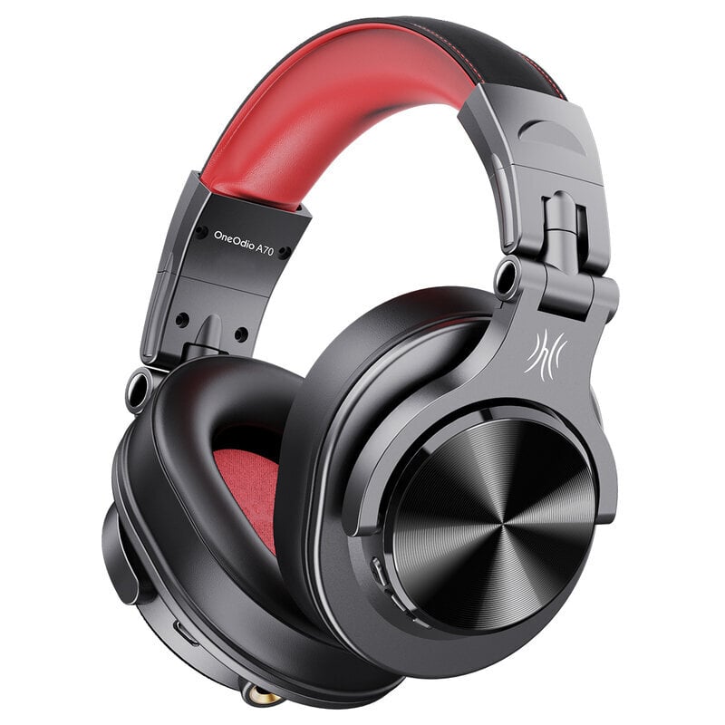 (Punainen) Oneodio Fusion A70 Bluetooth 5.2 kuulokkeet Hi-Res Audio Over Ear Langattomat kuulokkeet Professional Studio Monitor DJ-kuulokkeet 72H kuulokkeet ja kuulokkeet hinta ja tiedot | Kuulokkeet | hobbyhall.fi