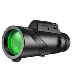 Tehokas zoom-teleskooppi 80x100 HD monokulaari metsästykseen retkeilyyn ulkomatkoille 50 mm linssillä GREEN hinta ja tiedot | Mikroskoopit ja teleskoopit | hobbyhall.fi