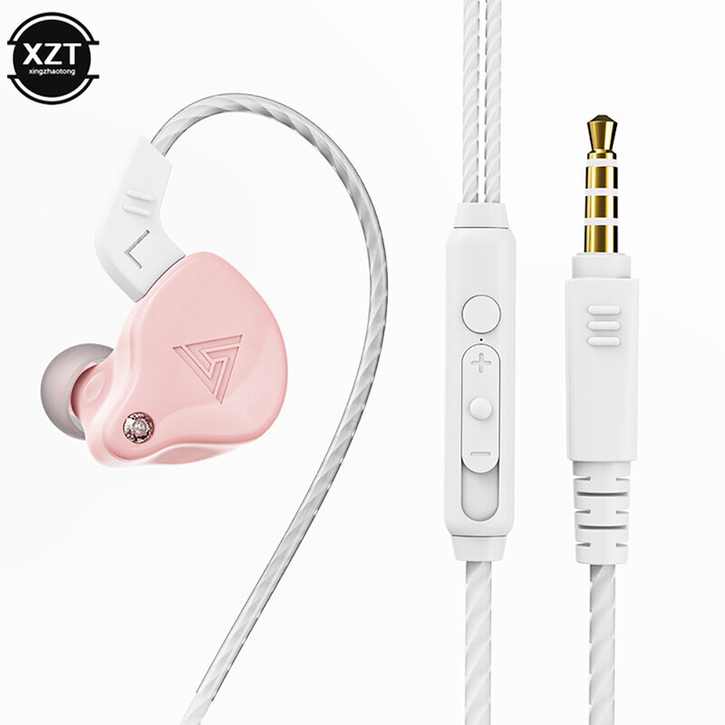 (vaaleanpunainen mikrofoni)AK6 Sports Heavy Bass Stereo Sound Phone In-ear Ear Hook Kuulokkeet Kuulokkeet Läpinäkyvä Heavy Bass Mobile Headset Kuulokkeet ja kuulokkeet hinta ja tiedot | Kuulokkeet | hobbyhall.fi