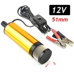 12V sähköauton öljypumppu diesel polttoaine veden siirto 12l/min 12v 51mm hinta ja tiedot | Moottorin varaosat | hobbyhall.fi