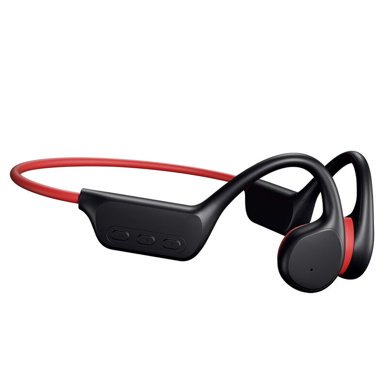 (Punainen)Bone Conduction -kuulokkeet Bluetooth Langattomat IPX8 Vedenpitävä MP3-soitin Hifi-korvahakukuulokkeet mikrofonikuulokkeella uimiseen kuulokkeet ja kuulokkeet hinta ja tiedot | Kuulokkeet | hobbyhall.fi